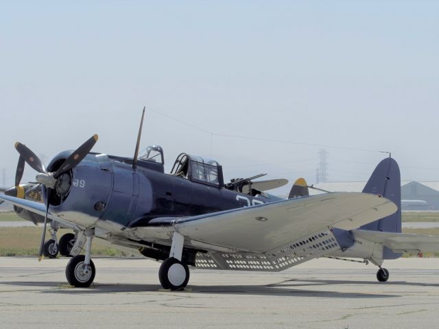 N670AM — - Douglas SBD-5 Dauntless at 2019 Plane of Fame Airshow,br /Chino CA