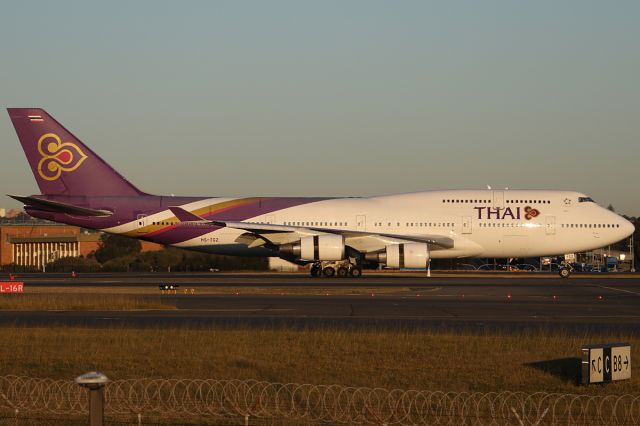 Boeing 747-400 (VH-TGZ) - on 13 August 2019