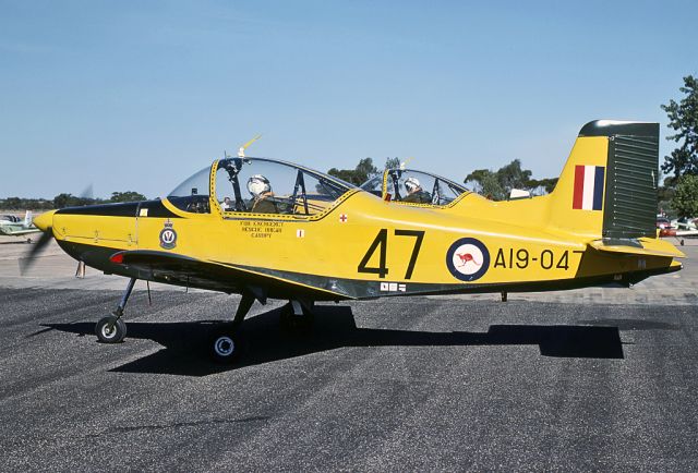 A19047 — - AUSTRALIA - AIR FORCE - NEW ZEALAND CT-4A AIRTRAINER - REG A19-047(CN 047) - MILDURA VIC. AUSTRALIA - YMIA (15/4/1979)