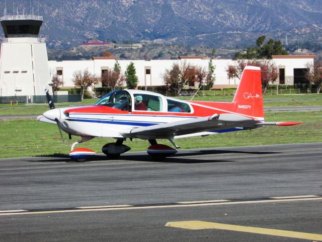 Grumman AA-5 Tiger (N4537Y) - Taxiing to RWY 8R