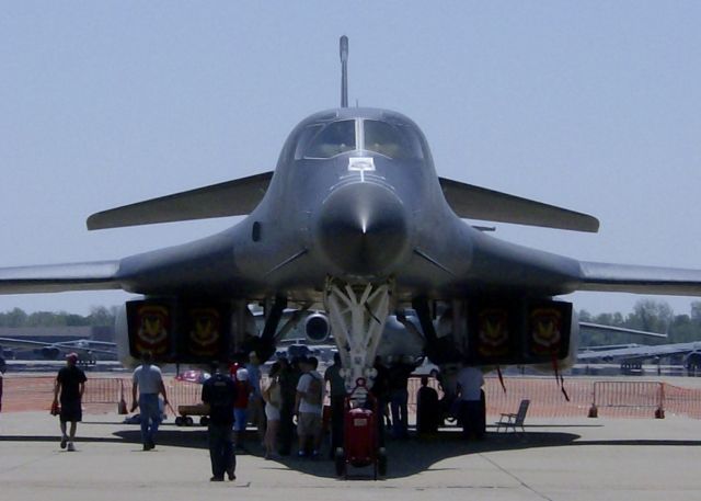 Rockwell Lancer (85-0059) - At Barksdale Air Force Base.