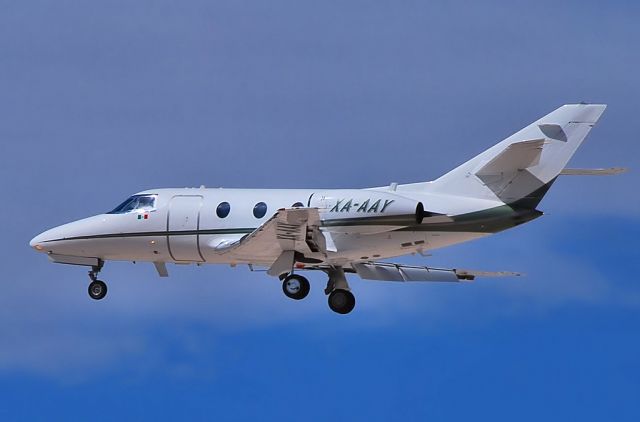 XA-AAY — - Dassault Falcon 10 XA-AAY (cn 27)  Las Vegas - McCarran International (LAS / KLAS) USA - Nevada, March 30, 2010 Photo: Tomas Del Coro