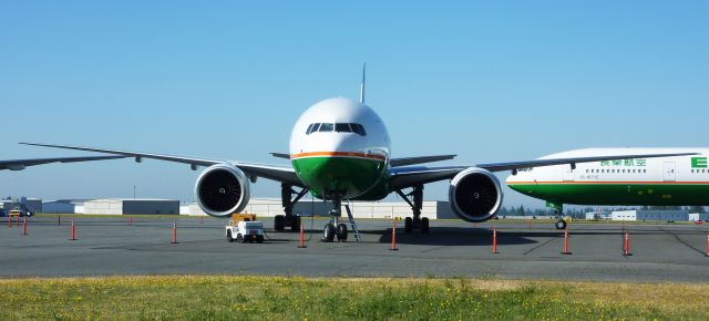 BOEING 777-300 (B-16716) - Sitting at Paine Field.