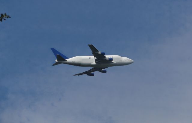 Boeing Dreamlifter (N747BC) - Boeing 747-400LCF Climbing out of KCHS