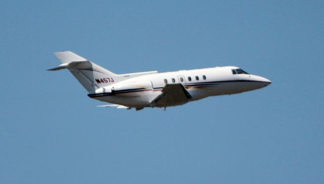 Hawker 800 (N457J) - 6/26/2012 - Asheville Airport, Asheville, NC