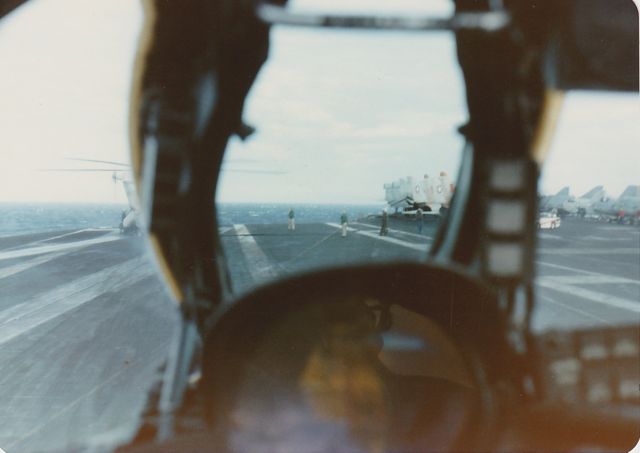 — — - Moving F8 on CVN69 1985