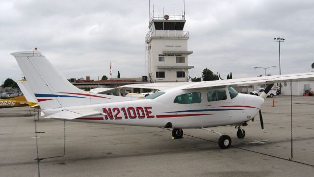 Cessna Centurion (N210DE) - Parked at Fullerton