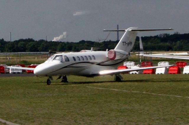 Cessna Citation CJ2+ (T7-APP) - Parked on the ramp on 15-Jun-18 before departing to LOWW next day.