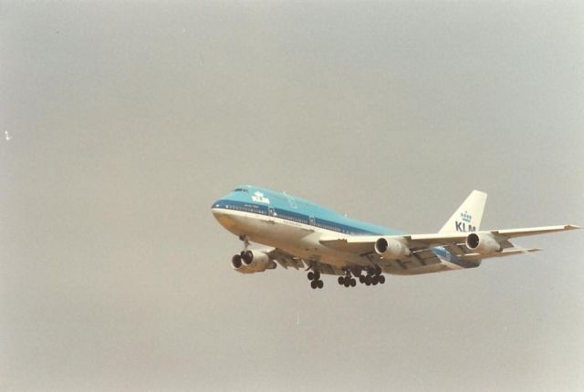 BOEING 747-300 — - KLM Royal Dutch Airlines 747 landing at LAX in the early 1980s