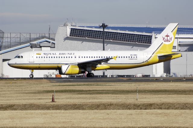 Airbus A320 (V8-RBU) - Departure at Narita Intl Airport Rwy34L on 2012/12/11