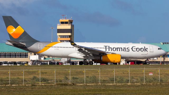 Airbus A330-300 (G-TCXC) - Arriving.