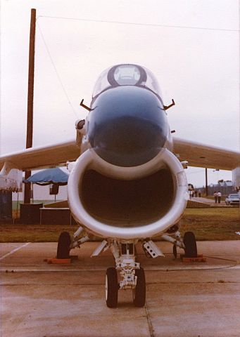 VOUGHT TA-7 Corsair 2 — - A-7 on display at an air show at Navy Dallas NAS