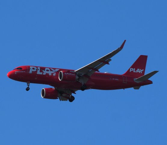 Airbus A320neo (TF-PPA) - FPY845 landing from Keflavik on the 4th of July. 
