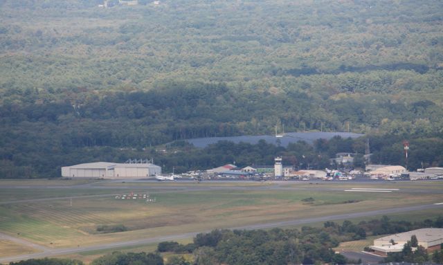 — — - Aerial view of Beverly Regional Airport - September 2017