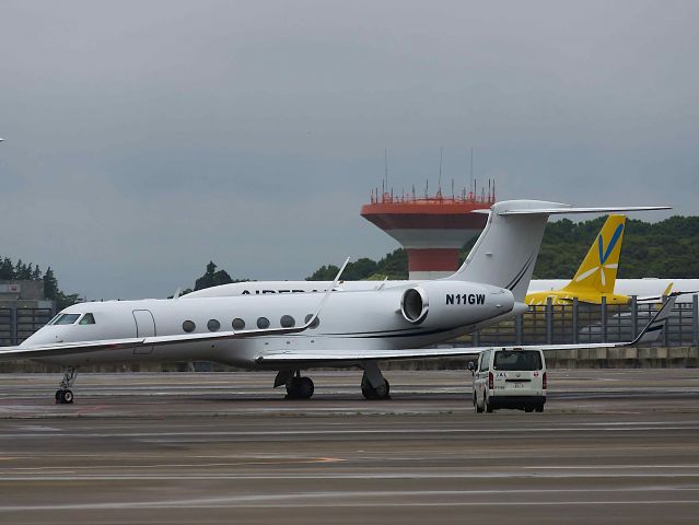 Gulfstream Aerospace Gulfstream V (N11GW) - I took this picture on May 10, 2018.