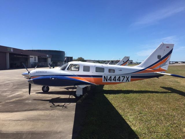 Piper Seneca (N4447X) - 17 FEB 2016. Ferry flight to Singapore.