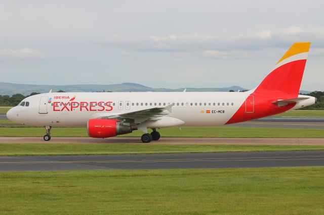 Airbus A320 (EC-MCB) - Runway Visitor Park, Manchester UK, Wednesday 07/06/17