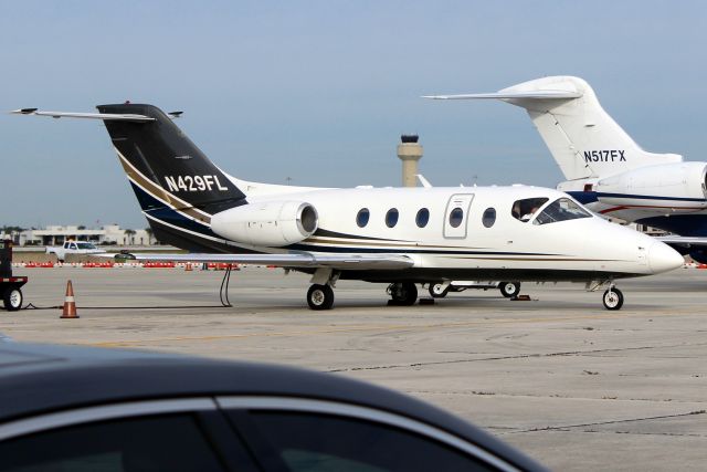 Beechcraft Beechjet (N429FL) - About to depart on a roundtrip to KIAD as OPT429 on 12-Jan-16.