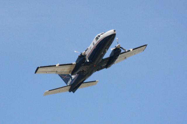 Embraer EMB-110 Bandeirante (N316AF) - Embraer EMB-110 Bandeirante (N316AF) departs Sarasota-Bradenton International Airport