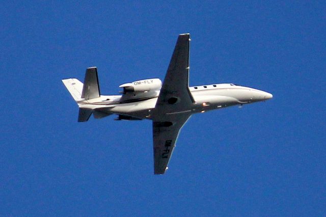 Cessna Citation Excel/XLS (OM-FLY) - Airborne off rwy 23 on 1-Jul-22 heading for LZIB.