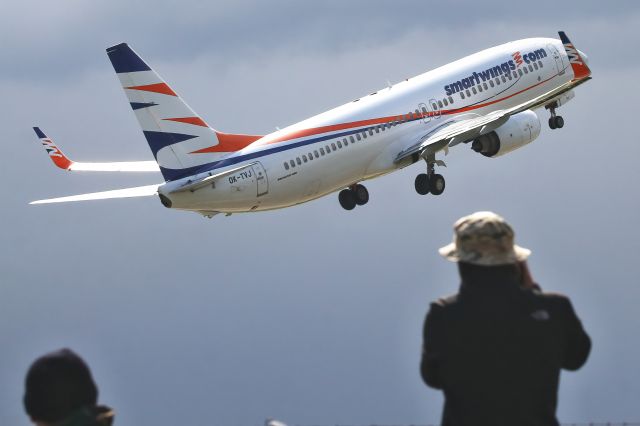 Boeing 737-700 (OK-TVJ) - Departure from Ostrava airport.