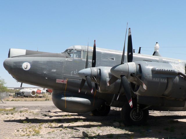 Avro 696 Shackleton (N790WL) - Recently arrived at the Pima Air & Space Museum