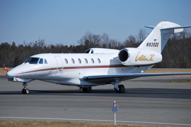 Cessna Citation X (N935QS) - Parked at Concord Regional Airport - 2/23/09