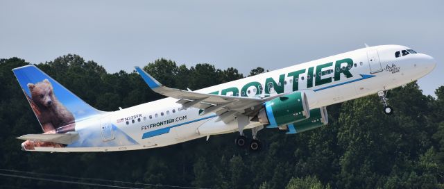 Airbus A320neo (N335FR) - JoJo kindly demonstrating a nice little vortex for us.  From the observation deck, 9/9/18.