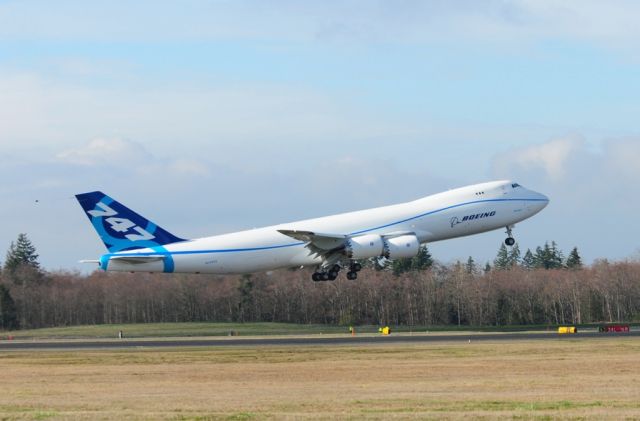 Boeing 747-200 (N747EX) - Uploaded By user Moonm  Boeing 747-8 First Flight