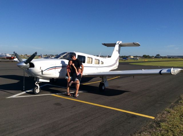 Piper Saratoga (VH-MNV) - Another great flight with grand kids