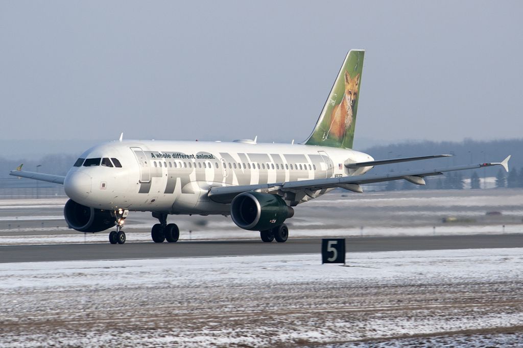 Airbus A319 (N912FR) - Frontier 253 to KDEN.