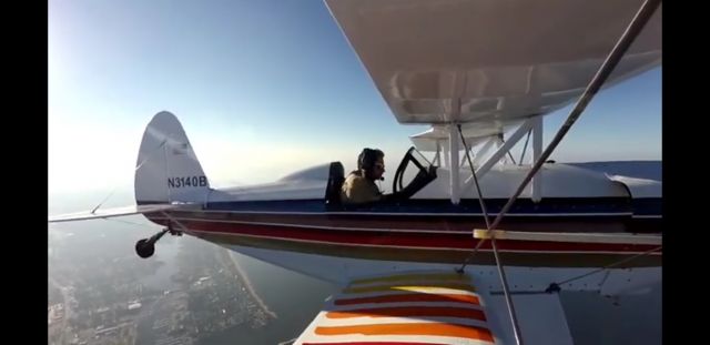 N3140B — - EAA Bi-Plane and Pilot Jim Kaczmarek