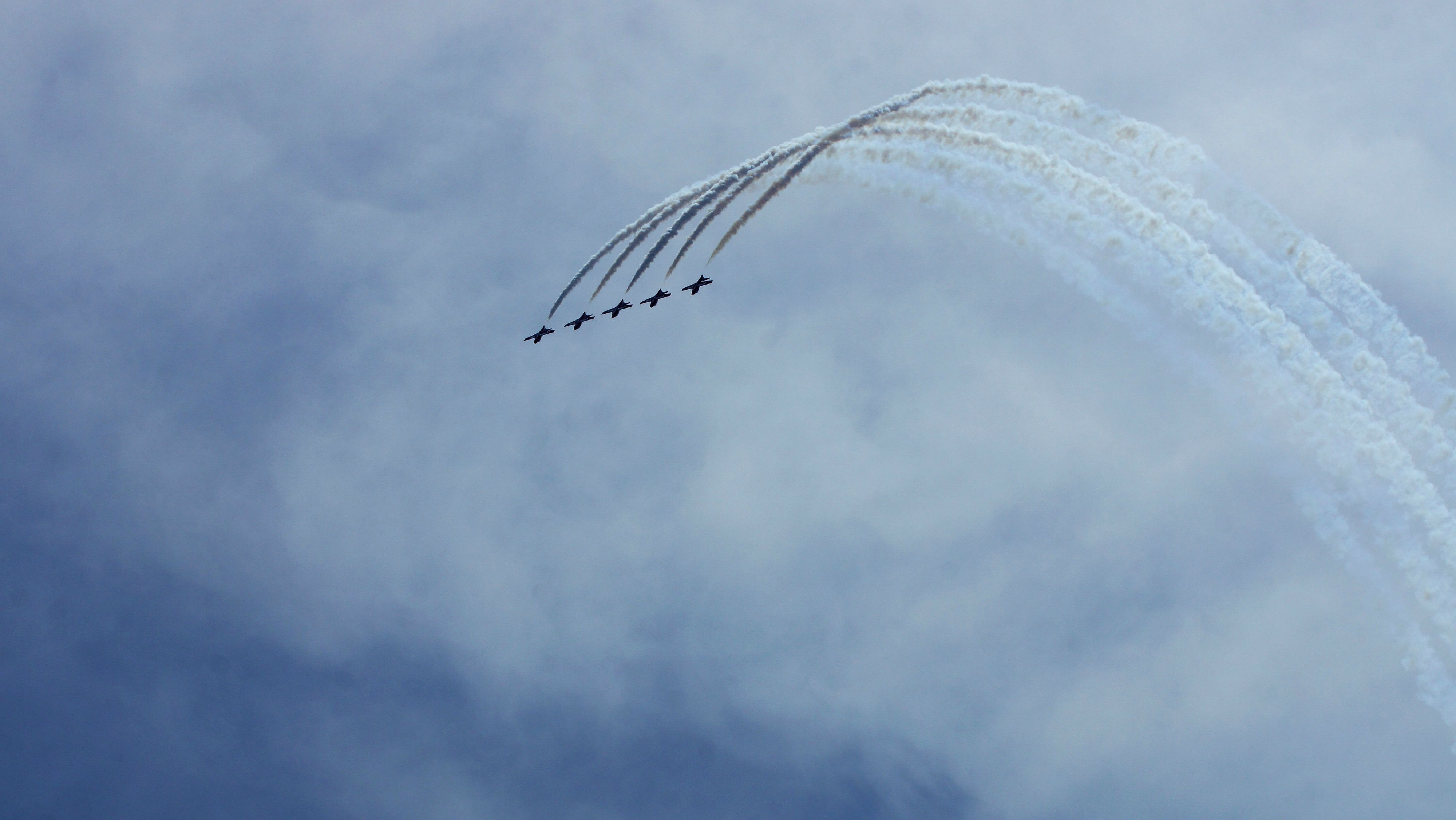 Canadair CL-41 Tutor — - Royal Canadian Air Force snowbirds performing at Bethpage Airshow 2016.