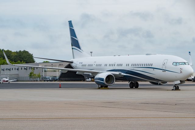 Boeing 737-900 (VP-CEC) - Mid East Jet 737-900ER sitting on the ramp at KPSM.