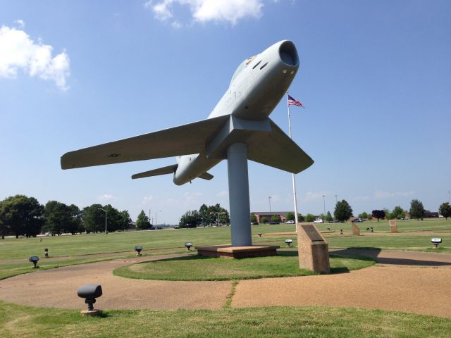 53-1483 — - North American F-86H Sabre Tactical Air Command Parade Grounds Langley Air Force Base