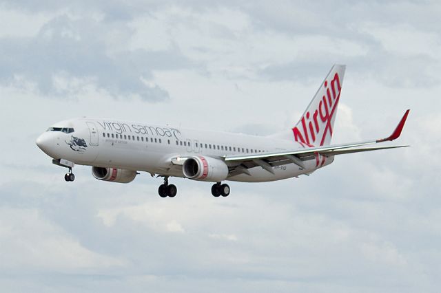 Boeing 737-800 (VH-YID) - Boeing 737-8FE Virgin Samoa VH-YID on final R03 PER/YPPH 16/4/16