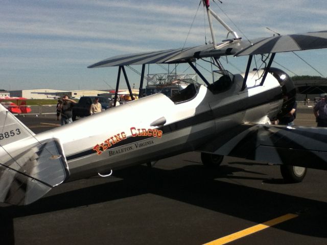 Boeing PT-17 Kaydet (N68853) - Boeing PT-17 Kaydet at Manassas Air Show - May 2012