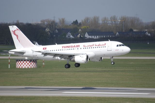 Airbus A319 (TS-IMK) - April 13, 2013 . WFU at Tunis in January 2017