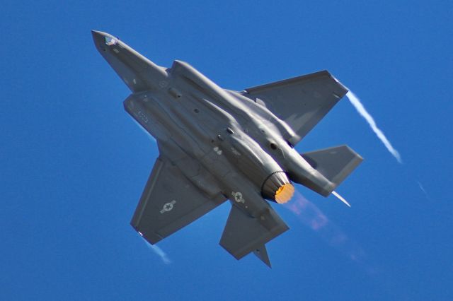 Lockheed F-35C (22-5687) - Wisconsin National Guard capabilities demonstration. br /br /176th Fighter Squadron. br /br /7/28/23