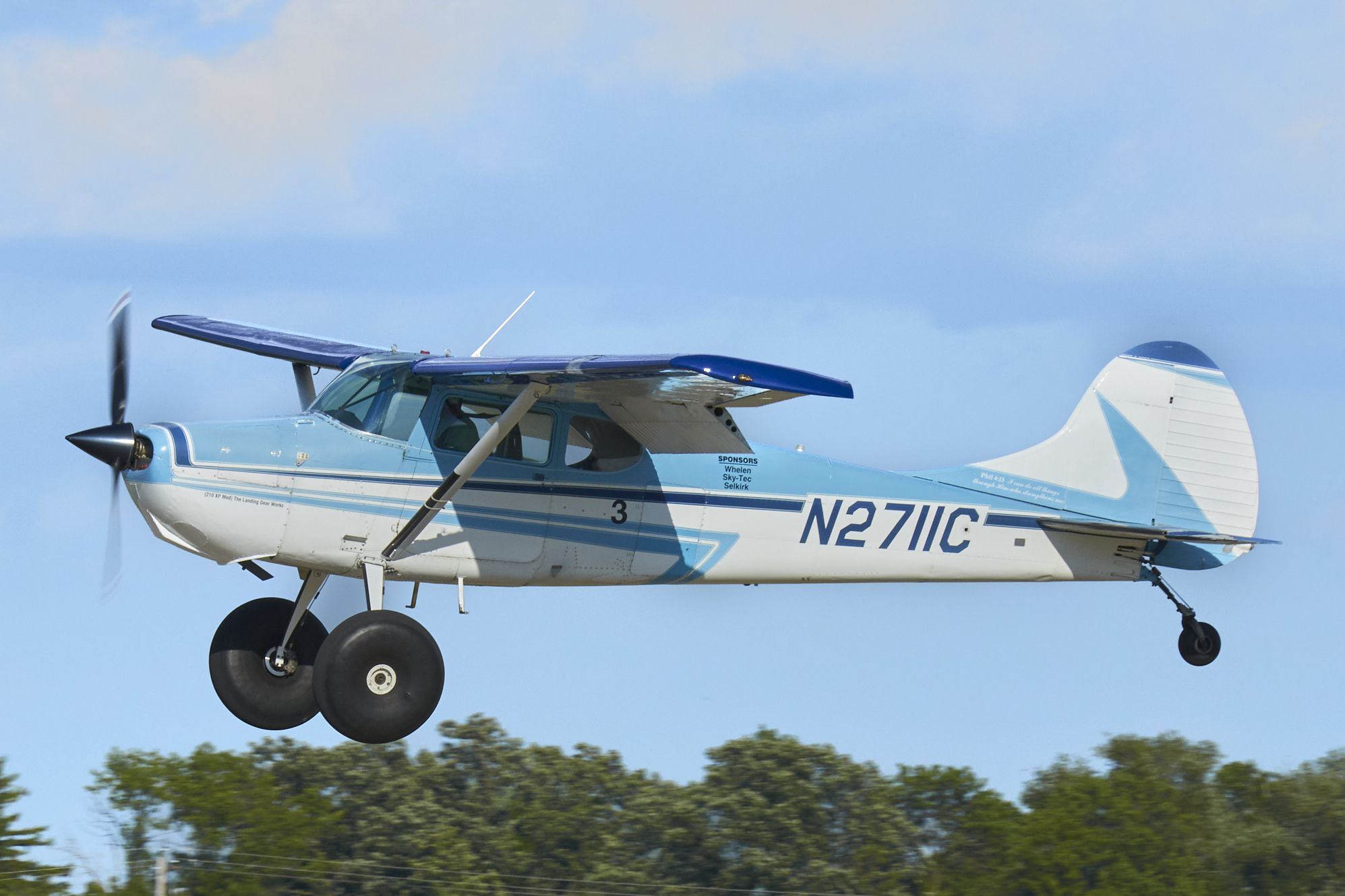 Cessna 170 (N2711C) - Spot Landing Contest in July 2015 at the Air Show.