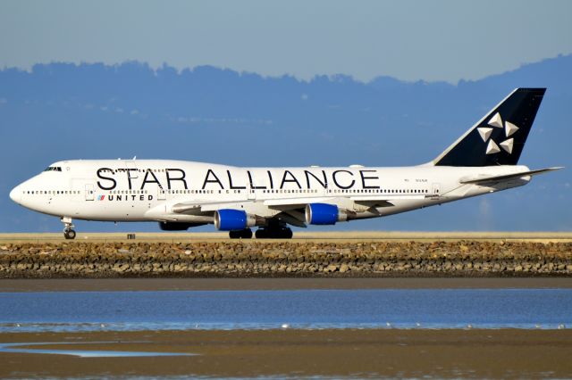 Boeing 747-400 (N121UA) - Oct 6, 2014