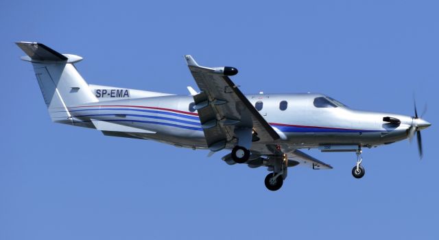 Pilatus PC-12 (SP-EMA) - Photo taken on April 28, 2021