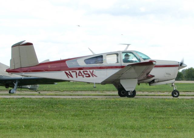 Beechcraft 35 Bonanza (N74SK) - At AirVenture. 1966 Beech V35 Bonanza