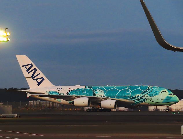 Airbus A380-800 (JA382A) - I took this picture on Jan 26, 2021.