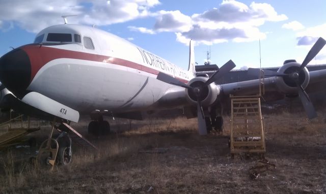 Douglas DC-6 (N4347A) - swing tail