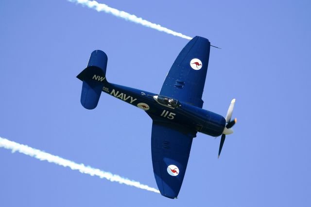 F-AZXJ — - HAWKER SEA FURY FB MK11, La Ferté Alais Airfield (LFFQ) Air Show (Le Temps Des Hélices) in may 2012