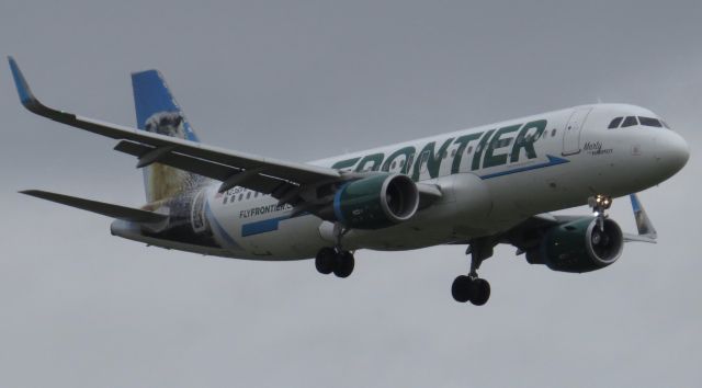 N236FR — - Frontier A320 on final approach to Sacramento International Airport. 