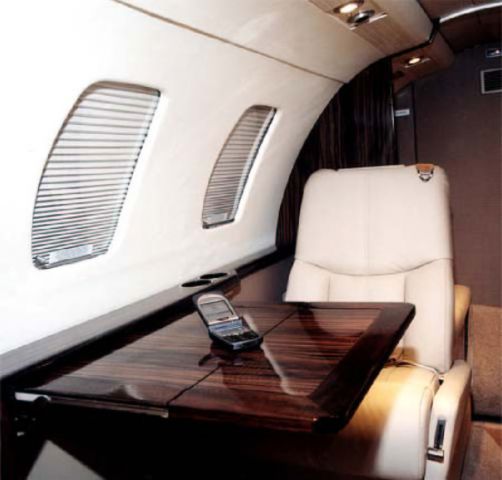 Cessna Citation CJ1 (N521PF) - Sawyer Aviation Charter Aircraft Cabin