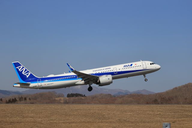 Airbus A321neo (JA146A) - March 21, 2023:HKD-ITM.