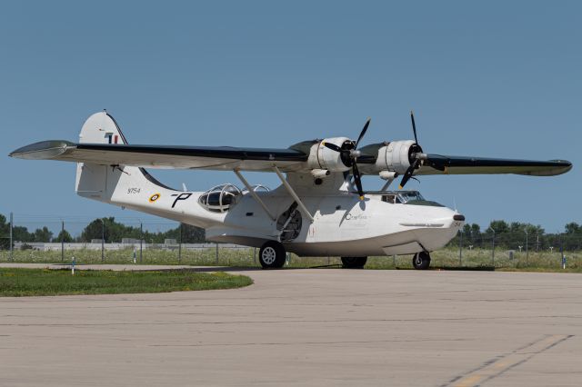 Canadair CL-1 Catalina (C-FPQL) - A Consolidated PBY-5A Catalina sits on the ramp at Appleton.